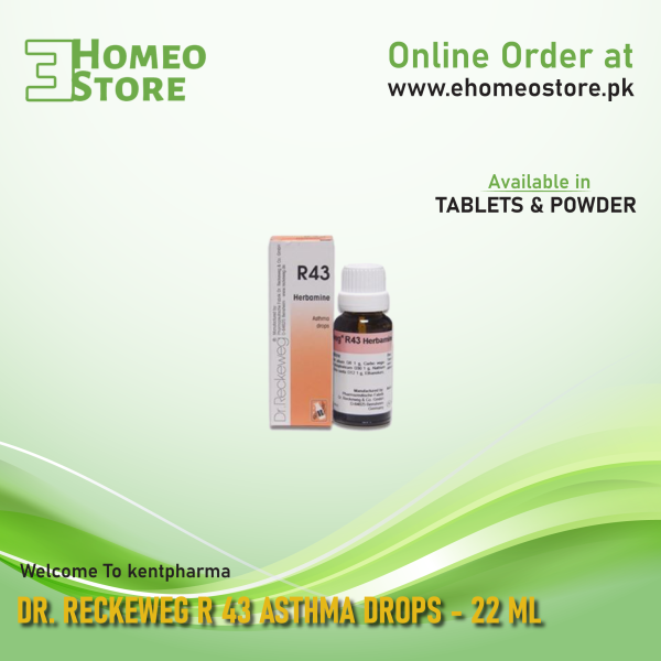 Dr. Reckeweg R 43 Asthma Drops - 22 ML