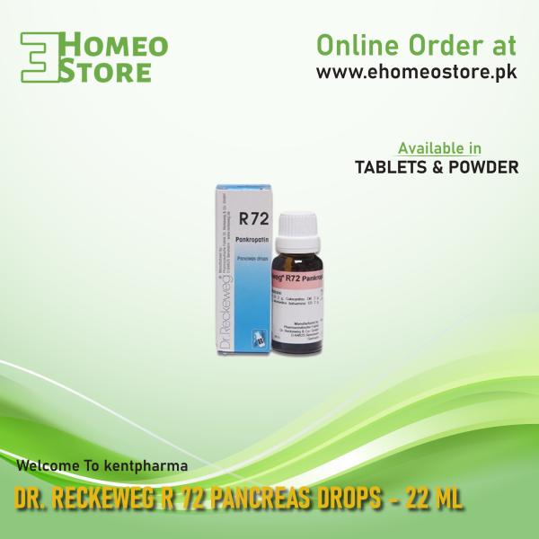 Dr. Reckeweg R 72 Pancreas Drops - 22 ML