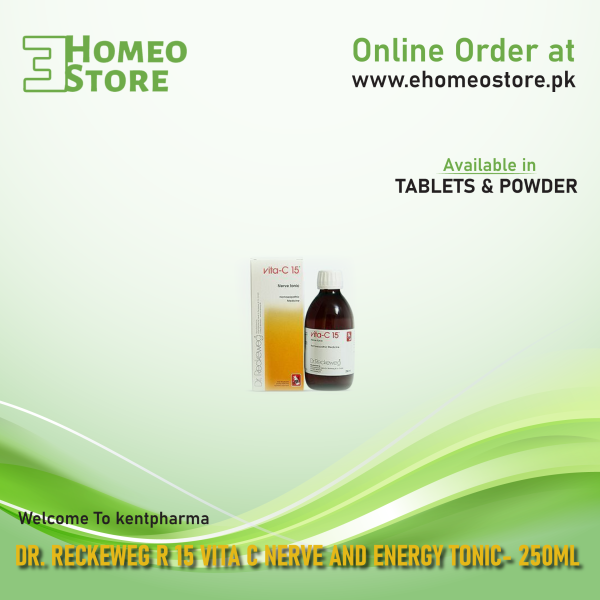 Dr. Reckeweg R 15 Vita C Nerve and Energy Tonic- 250ml