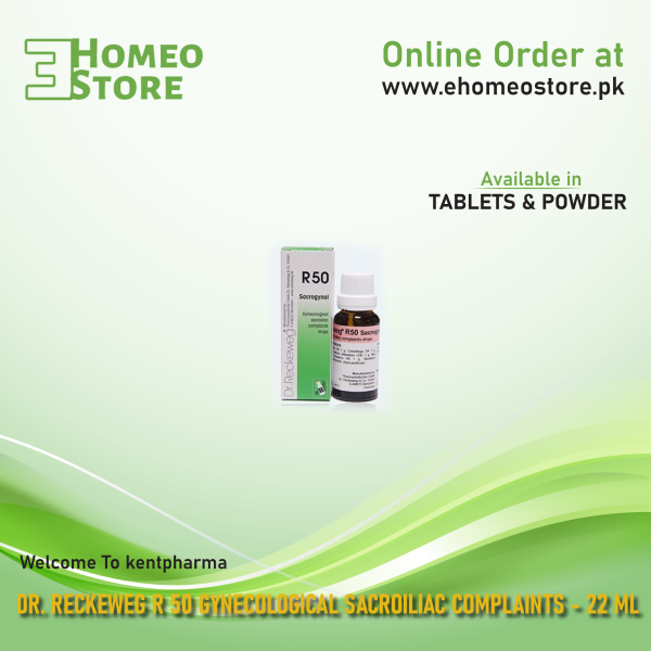 Dr. Reckeweg R 50 Gynecological Sacroiliac Complaints - 22 ML