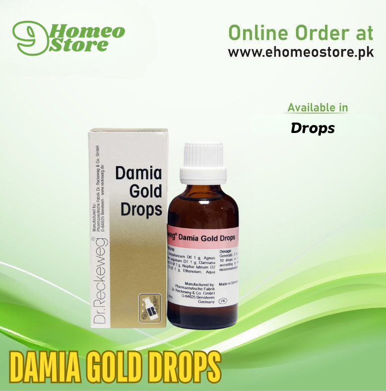 Damia Gold Sexual Weakness Drops by Reckeweg