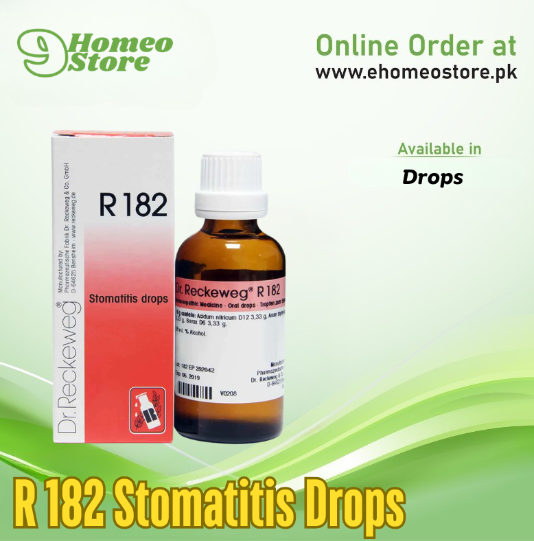 R 182 Stomatitis Drops by Reckeweg