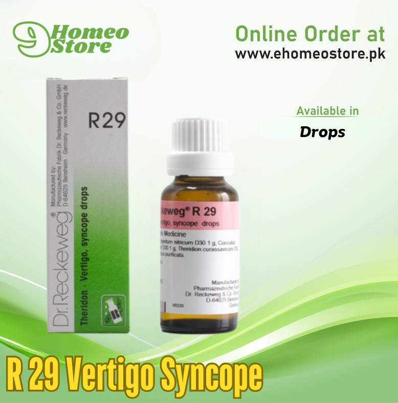 R 29 Vertigo Syncope by Reckeweg