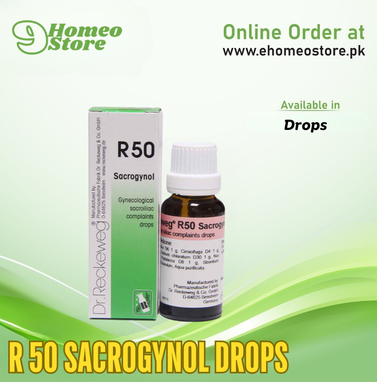 R 50 Gynecological Sacroiliac Complaints by Reckeweg