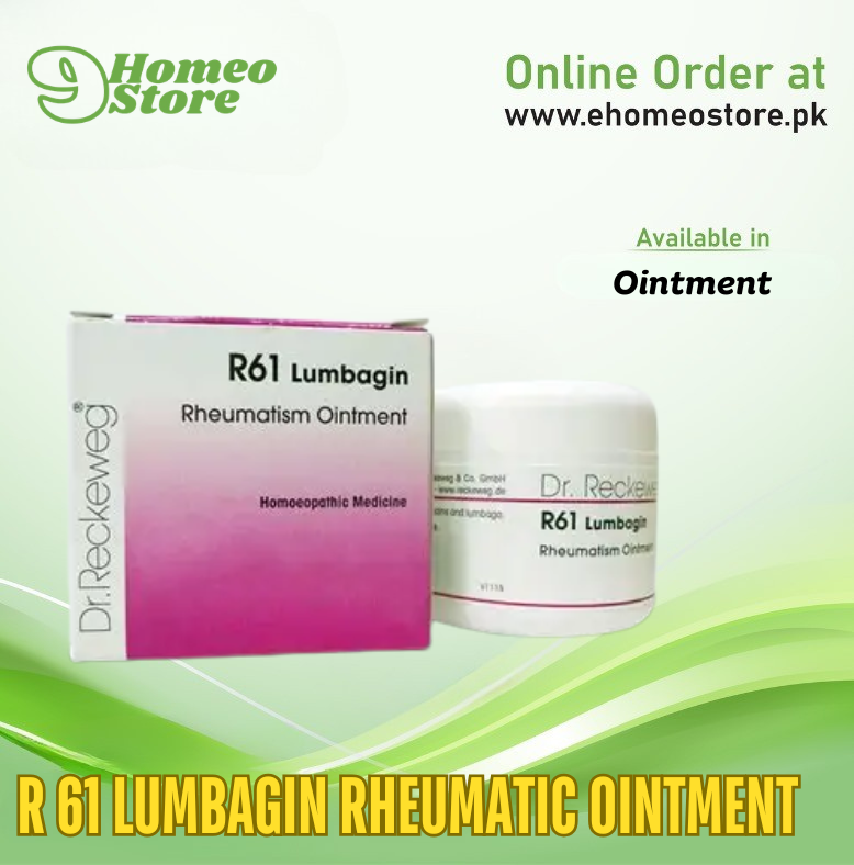 R 61 Lumbagin Rheumatic ointment by Reckeweg