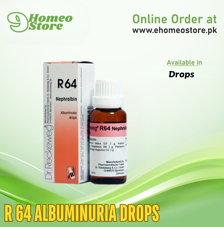 R 64 Albuminuria Drops by Reckeweg