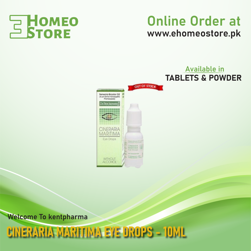 Dr. Reckeweg Cineraria Maritima Eye Drops 10ml eHomeo Store