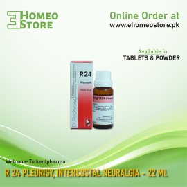 Dr. Reckeweg R 24 Pleurisy, Intercostal Neuralgia - 22 ML