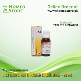 Dr. Reckeweg R 63 Drops for Impaired Circulation - 22 ML