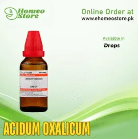 Acidum Oxalicum